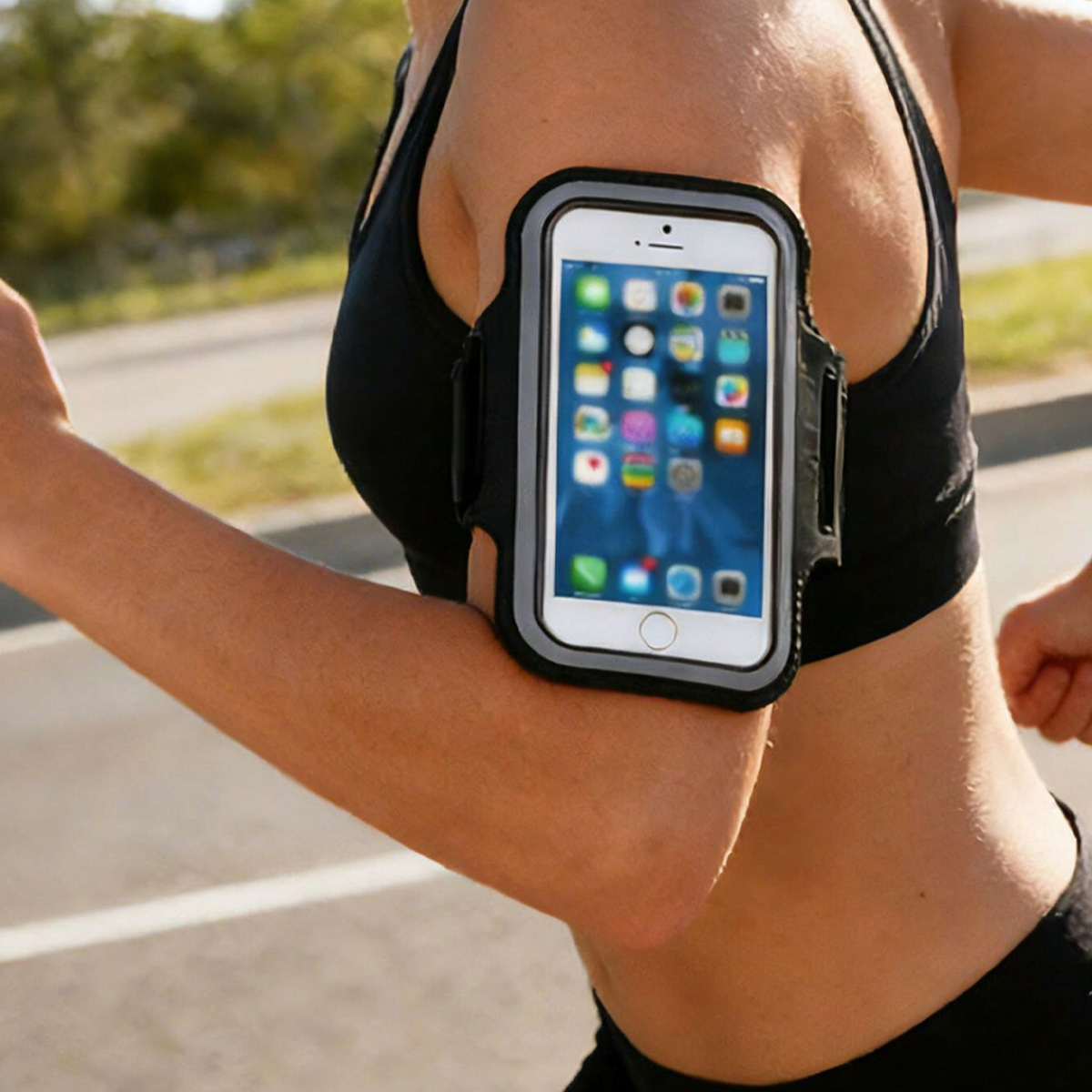 Running Gear Essentials - Tas Lari dengan Tempat Ponsel dan