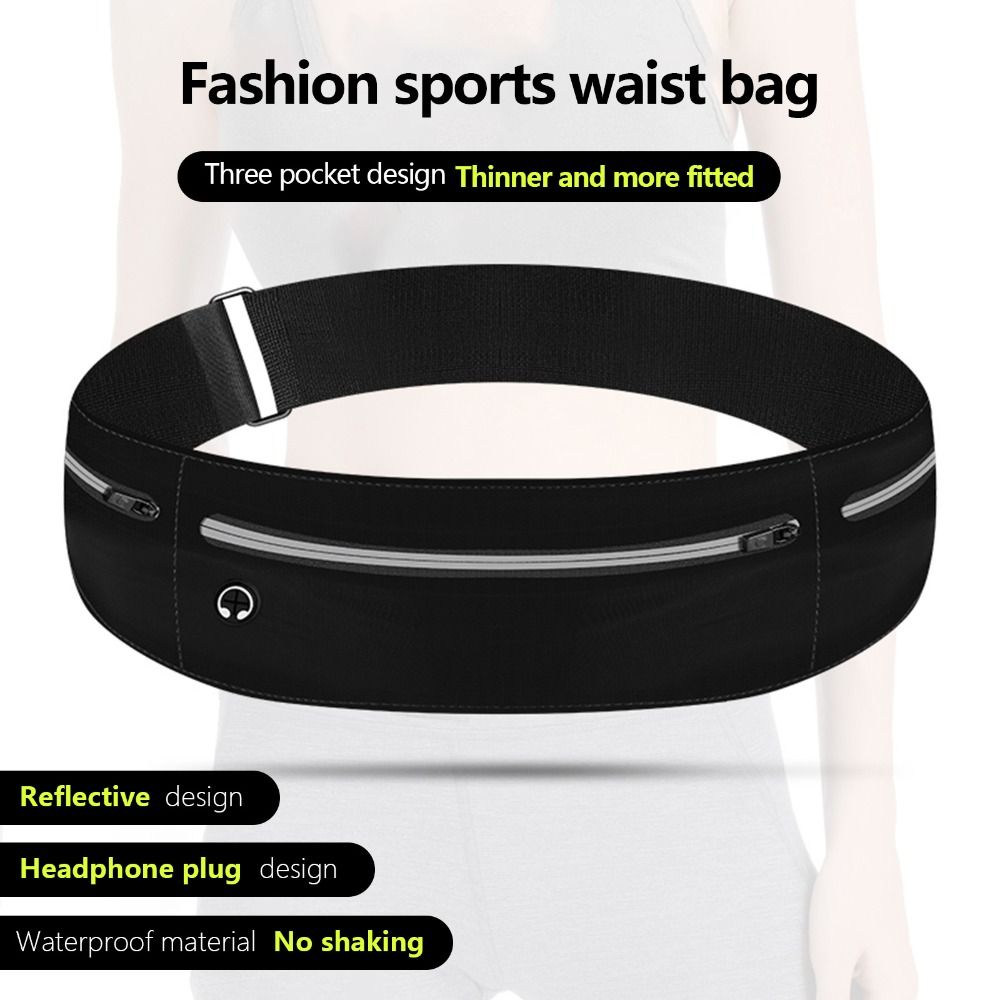 Running Gear Bag For Men - Sabuk Lari Tahan Air Pria, Perlengkapan