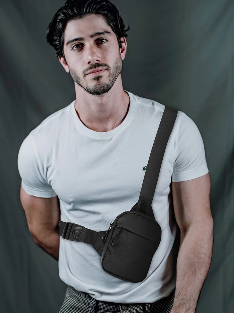 Tas selempang nilon untuk pria - Running Gear Phone ulasan dan harga
