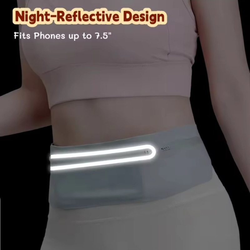 Sabuk Lari Reflektif 3 Kantong - Running Gear Phone ulasan dan harga